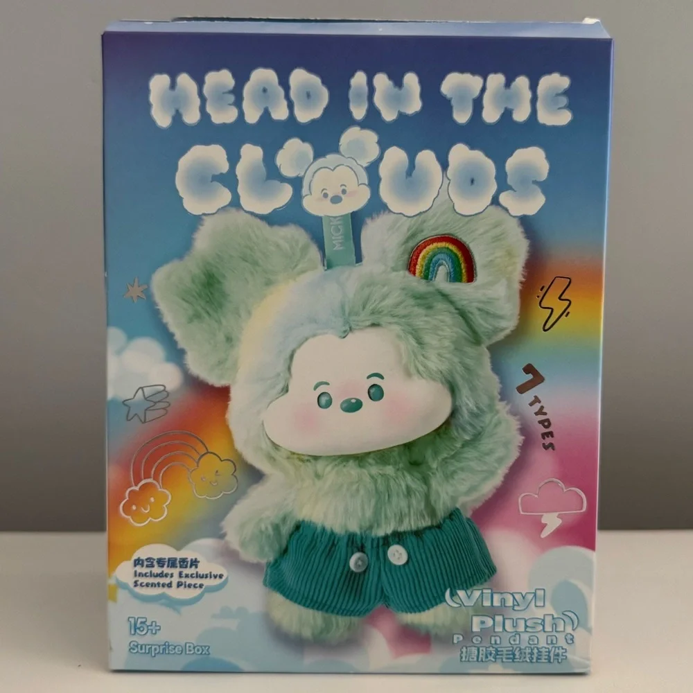 MINISO Disney Mickey Head in The Clouds Vinyl Plush Pendant- Red Cloud - NIB - Picture 5 of 10